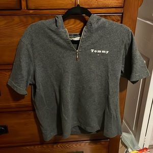 Vintage Tommy Hilfiger short sleeve quarter zip